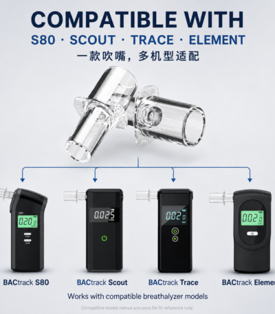 Replacement-breathalyzer mouthpieces compatible with S80 Scout Trace and Element