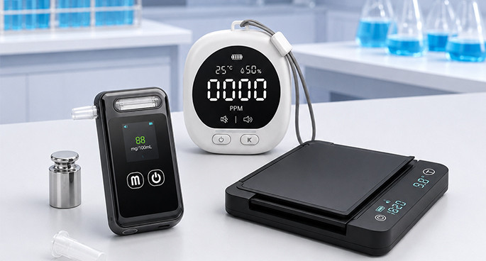 AlcoholTester products ready for worldwide shipping from Shenzhen